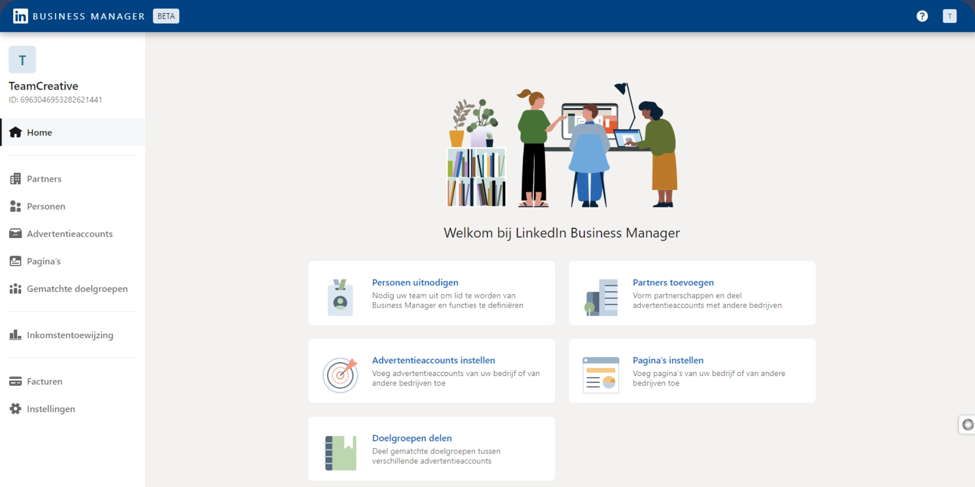 Linked In opzetten Header 1