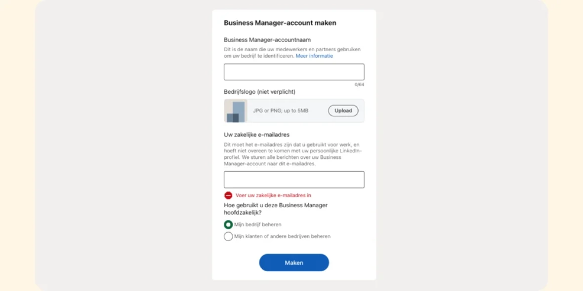Linked In opzetten Afbeelding 2