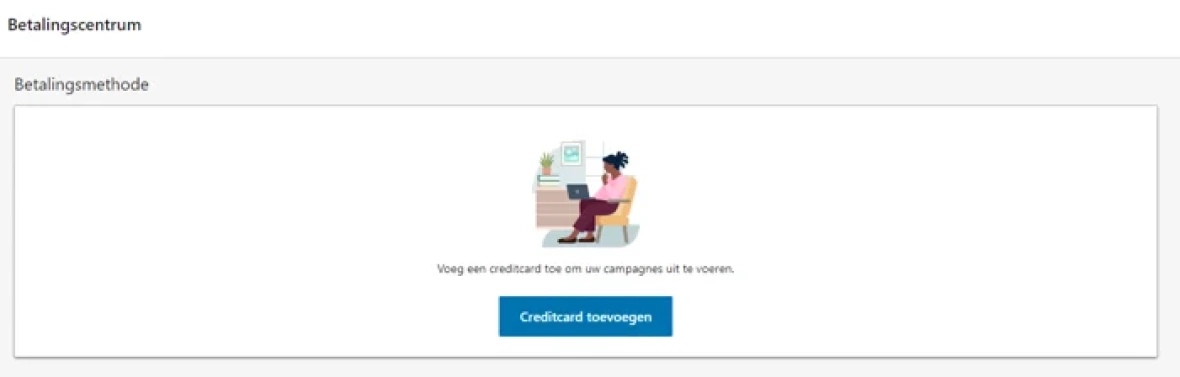 Linkedin betalingscentrum